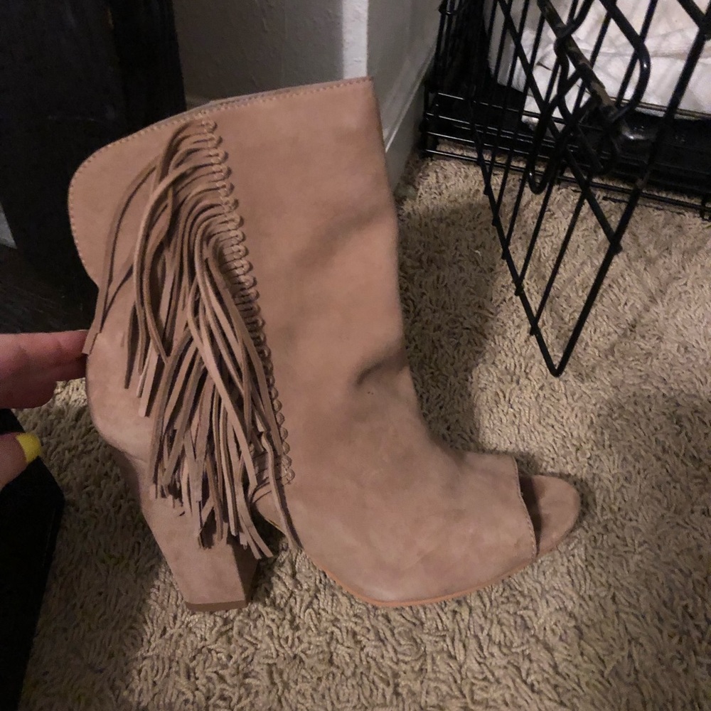 Dolce vita boots with fringe
